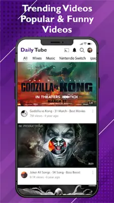 DailyTube Daily Tube Player android App screenshot 0